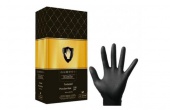 Перчатки смотровые нитриловые Safe&Care LN 31-58 черные (50 пар/уп) (M)