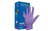 Перчатки смотровые нитриловые Safe&Care LN303 фиолетовые (100 пар/уп) (XL)